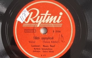 Savikiekko 1946 - Henry Theel / Matti Jurva - Rytmi B 2156