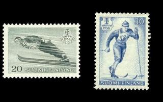 489-90 ** MM-hiihtokilpailut Lahdessa (1958)