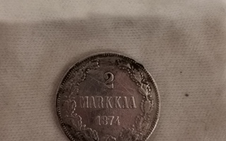 2 markkaa 1874, Suomi