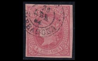 Espanja 56 o Isabella II 4 Cs (1864)