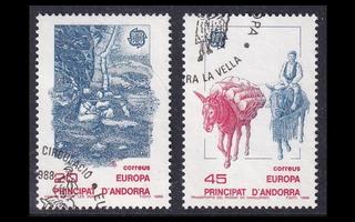 Andorra Sp 200-1 o Europa liikenne ja viestintä (1988)