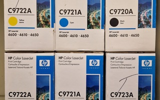 C9720A, C9721A, C9722A, C9723A Alkuper HP laservärikasetti