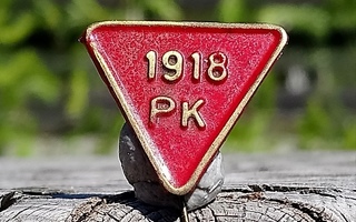 Punakaarti merkki 1918. Halkaisija - 20 mm.