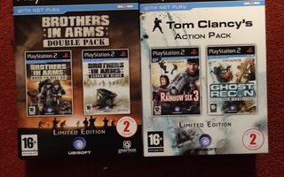 Brothers in Arms Double Pack ja Tom Clansy´s Action Pack