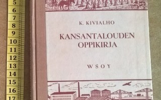k, K. Kivialho: Kansantalouden oppikirja