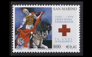 San Marino 1855 ** Punainen Risti 50v (1999)