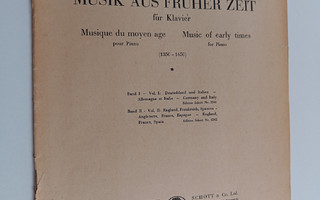 Musik aus fruher zeit fur klavier - Music of early times ...