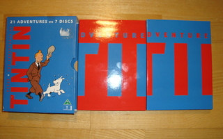 Tintti - 21 Adventures on 7 DVD