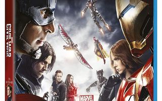 Captain America: Civil War 3D Blu-ray suomitekstit