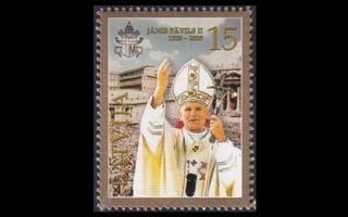 Latvia 641 ** Paavi Johannes Paul II kuolema (2005)