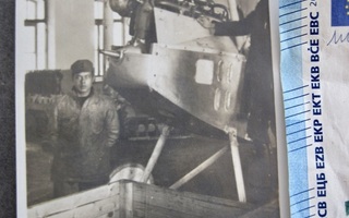VANHA Valokuva Valkoiset Lentokone 1918