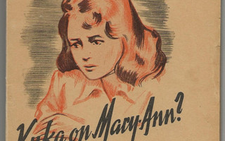 Ursula Cooper: Kuka on Mary-Ann? (1945)