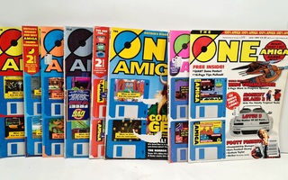 8kpl The One Amiga lehtiä (1992)