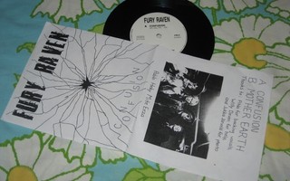7" FURY RAVEN Confusion / Mother Earth (omakustanne 1992)