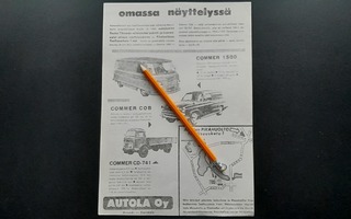 Commer 1500 / COB / CD-741 autojen esite 1960