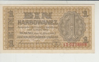 UKRAINA 1 Karbowanez 1942