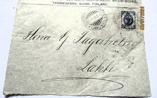 1902 Tampere Linne- och Jern- Manufaktur Ab kuori
