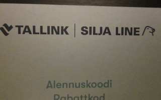 Alennuskuponki voimassa kaikilla reiteillä. Tallink/Silja