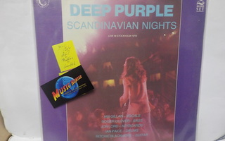 DEEP PURPLE - SCANDINAVIAN NIGHTS M-/EX+ UK 1988 2LP