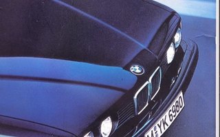 BMW 700-sarja -esite 80-luvun lopusta