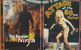 THE RUSSIAN NINJA / ATTACK OF THE 50 FOOT WOMAN DVD