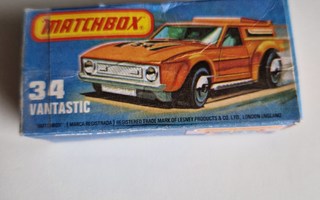 Matchbox auto 1975 Alkuperäisessä laatikossa.