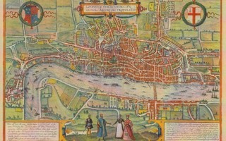 Kartta Lontoo (postikortti)