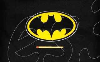 BATMAN Logo tarra ***