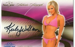 Bench Warmer 2008 SigSer Gold Autograph Keely Williams /125