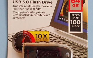 SanDisk ULTRA USB 3.0 Flash Drive 64GB