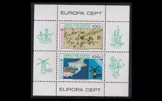 Turkki Kypros 127-8BL4 ** Europa (1983)