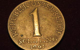 1 shilling 1961. Itävalta-Austria