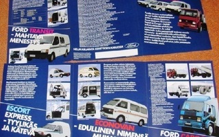 1988 Ford Transit, Cargo jne esite - KUIN UUSI - kuorma-auto
