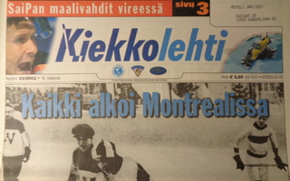 Kiekkolehti Nro 23/2002 (12.12)