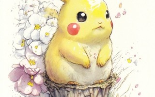 Pokemon Pikachu (postikortti)