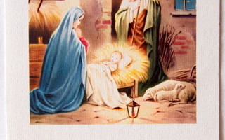 Maria ja Joosef seimen ääressä
