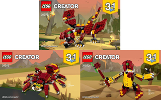 Lego 31073 Mythical Creatures ( Creator ) 2018