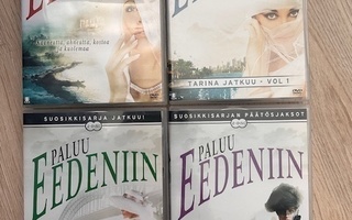 DVD: Paluu Eedenin sekä Paluu Eedeniin vol. 1 - vol 3.