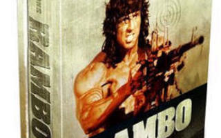 Rambo 1 - 3 keräilyboksi! (6DVD) + Rambo 4  (Stallone)