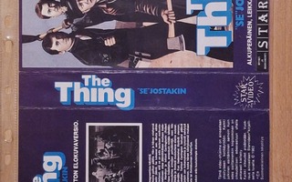 The Thing - Se Jostakin Vhs Fix kansipaperi