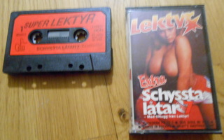 Ruotsalainen "huoltoasema-kasetti" vm. 1980 Schyssta låtar 7