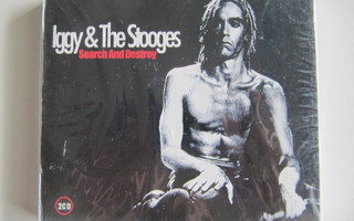 Iggy & The Stooges Search And Destroy  2 * CD UUSI Iggy Pop