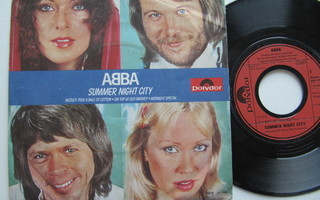 ABBA Summer Night City  7" sinkku Saksalainen