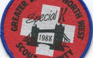 Kangasmerkki - Greater London North West Scout County 1988