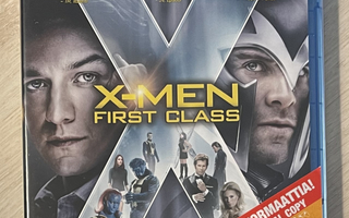 X-Men: First Class (2011) Blu-ray + DVD (UUSI)