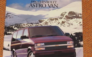 1996 Chevrolet Astro esite - KUIN UUSI - 20 sivua