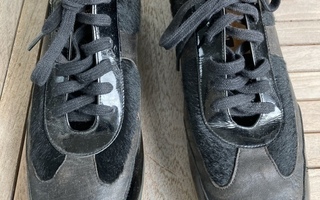 MUXART vapaa-ajan kengät, musta/tummanruskea, k. 41