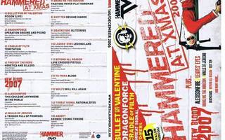 HAMMERED AT XMAS kokoelma DVD -2006- ...15 metalli bändiä