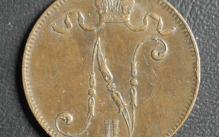 5 penniä 1898  #485
