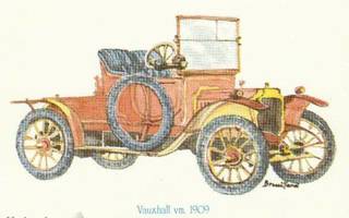 AUTOKORTTI - VAUXHALL VM 1909
